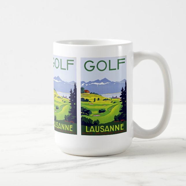 Golf ~ Lausanne Kaffemugg (Höger)