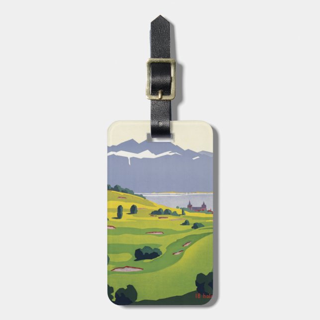 Golf Lausanne Schweitz Bagagebricka (Vertikal Framsida)