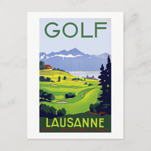 Golf ~ Lausanne Vykort