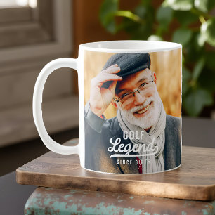 Golf Legend sedan Birth Funny Modern Vintage Kaffemugg