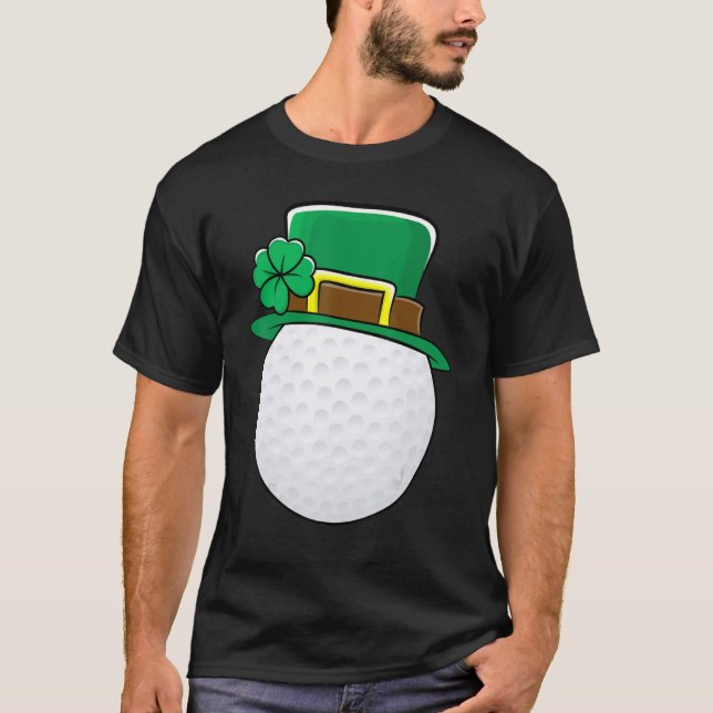 Golf Leprechaun Funny Lucky St patricks day 2020 D T Shirt (Framsida)