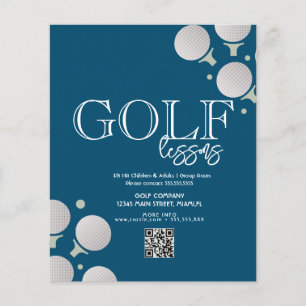 Golf Lessons Vuxen Children Business Flyers