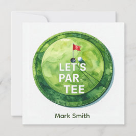 Golf Let’s Par-Tee Putting Green Party  Inbjudningar