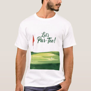Golf Let's Par Tee på golfbanan