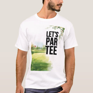 Golf Let's Par Tee på golfbanan