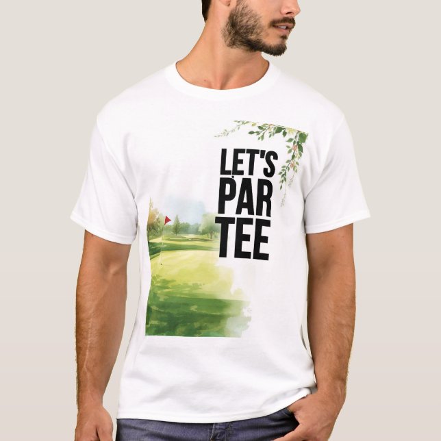 Golf Let's Par Tee på golfbanan (Framsida)