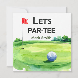 Golf Let's Par-Tee Putting Green-fest Inbjudningar