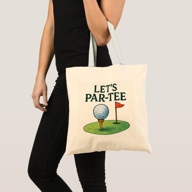 Golf Let's Par tee Tygkasse (Framsida (produkt))