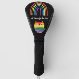 Golf LGBT Pride Gay Fars dag för regnbåge i pappa