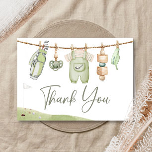Golf Little Putter Baby Shower Tack Kort