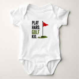 Golf Liv kan vänta tee-tid för golfare baby T Shirt