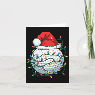 Golf Ll Santa Hat Manar Varna Jul Golfing Xma Kort