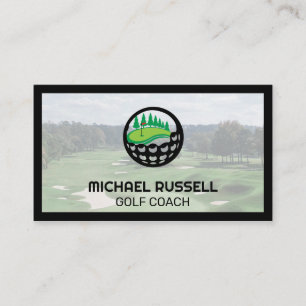 Golf-Logotyp Golfkurs Visitkort