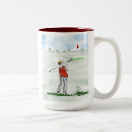 Golf Lovers Mug Två-Tonad Mugg