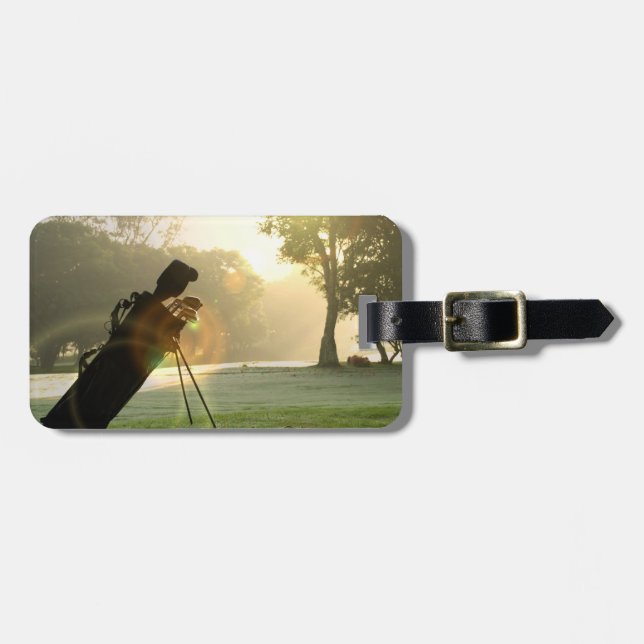 Golf Luggage Tag Bagagebricka (Horisontell Framsida)