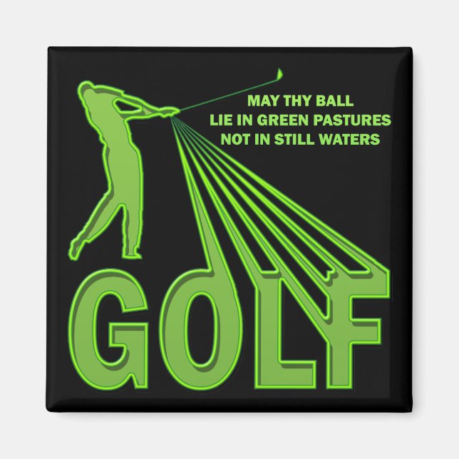 GOLF MAGNET (Framsidan)