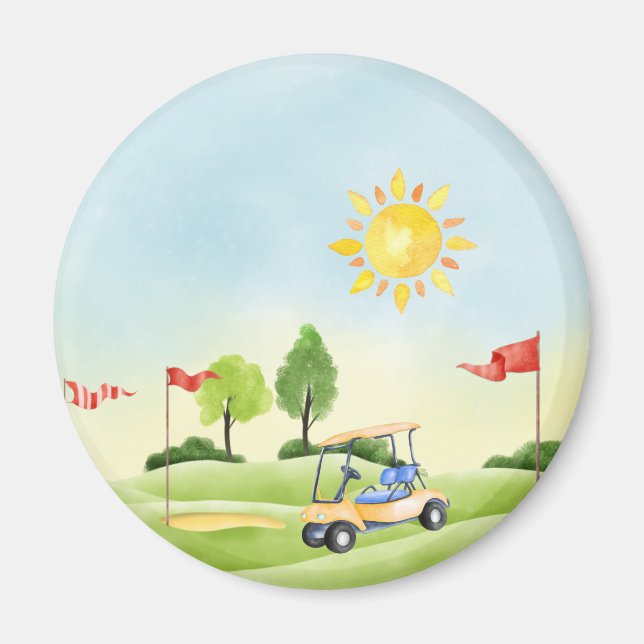 Golf Magnet (Framsidan)