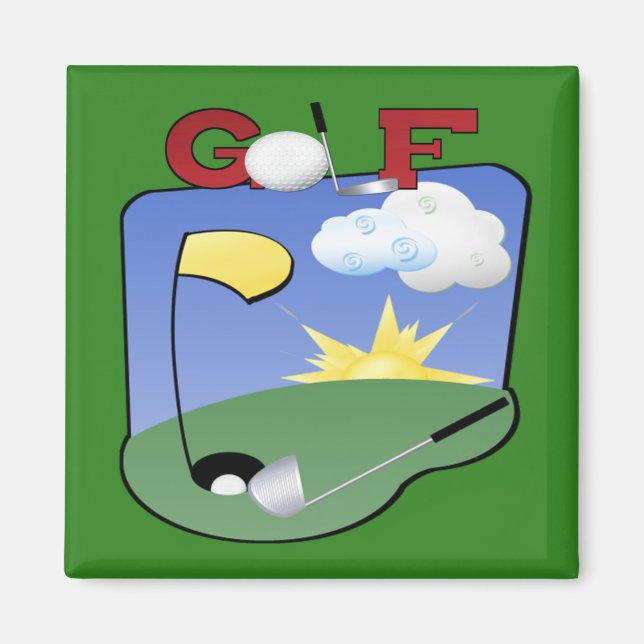 Golf Magnet (Framsidan)