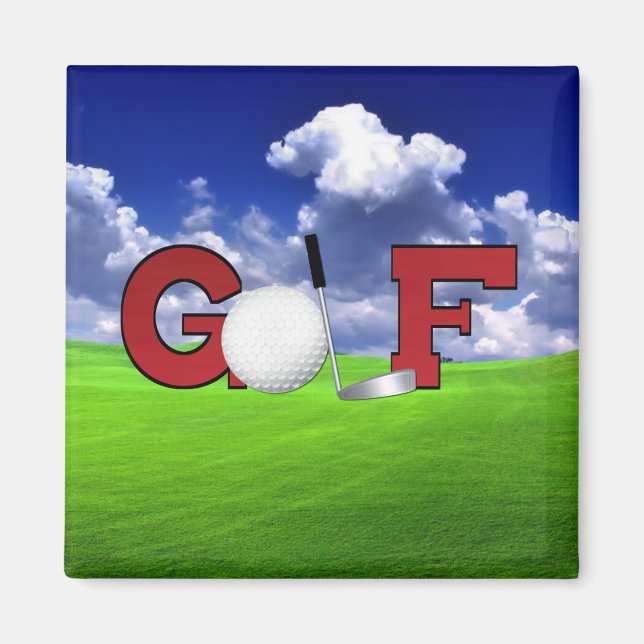 Golf Magnet (Framsidan)
