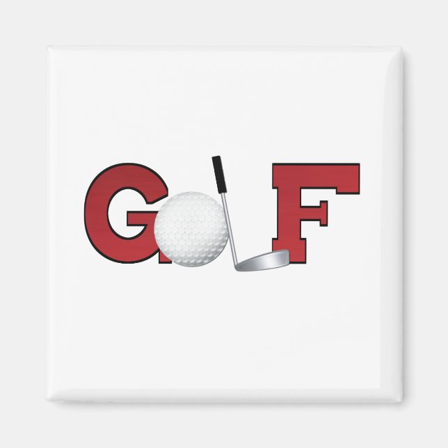 Golf Magnet (Framsidan)