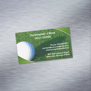 Golf Magnetiska Visitkort