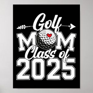 Golf Mamma Cl av 2025 Studenten Senior Sport Fläkt Poster