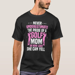 Golf Mamma Pride Golfer Mor S-dagen T Shirt