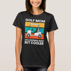 Golf Mamma som ett normalt Mamma, men färggolf T Shirt