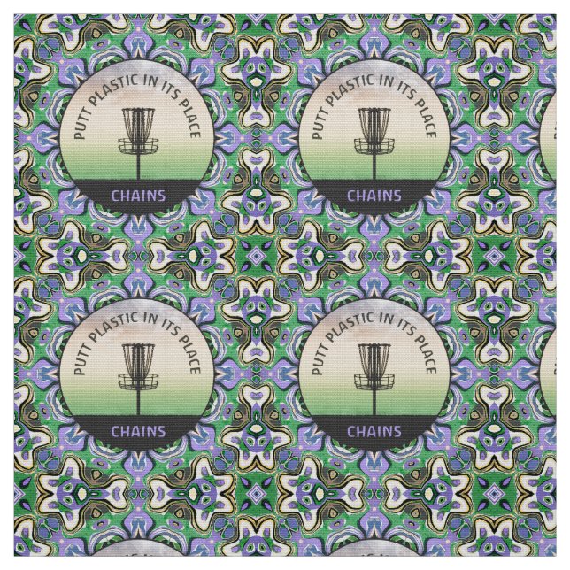 Golf Mandala Tyg (Provkarta)