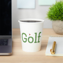 GOLF med Flagstick Coffee Mugg