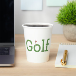 GOLF med Flagstick Coffee Mugg