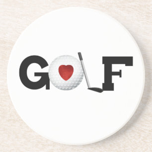 Golf med golfbollTshirts och gåvor Underlägg