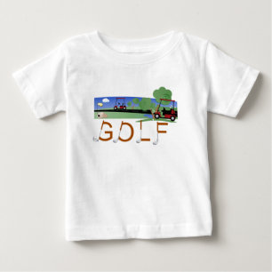Golf med Tshirts och gåvor för Golfvagnar