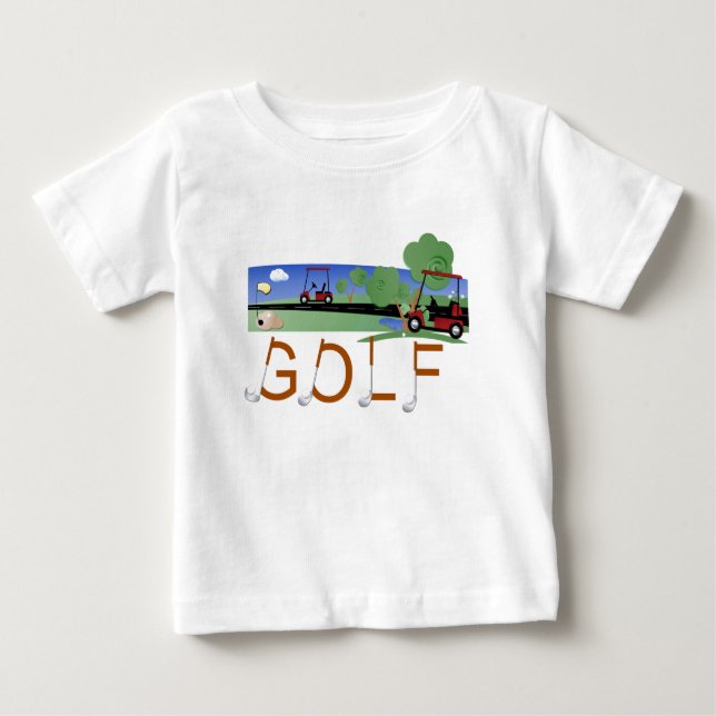 Golf med Tshirts och gåvor för Golfvagnar (Framsida)