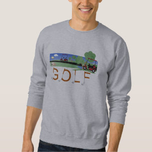 Golf med Tshirts och gåvor för Golfvagnar Långärmad Tröja