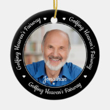 Golf Memorial Memory Heaven Golfer Photo