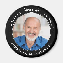 Golf Memorial Memory Heaven Golfer Photo