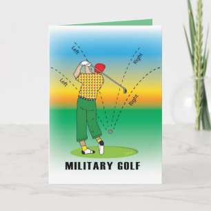 GOLF - Militära Stil Kort