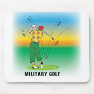 GOLF militärt Stil Musmatta