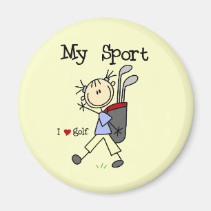 Golf min sport magnet