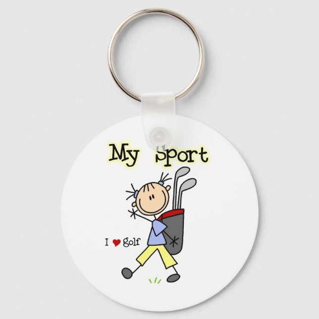 Golf Min Sport Nyckelring (Framsida)