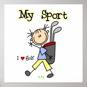 Golf min sport poster