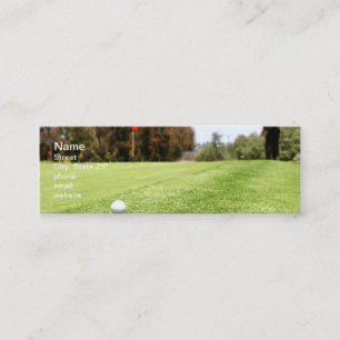 Golf Mini Visitkort