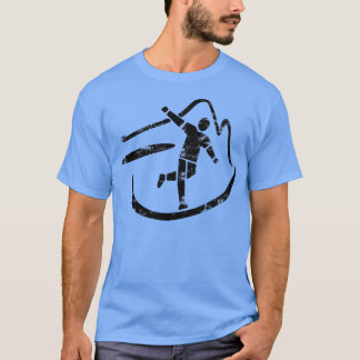 Golf Minimalist Art Golfer Design Grunge T Shirt