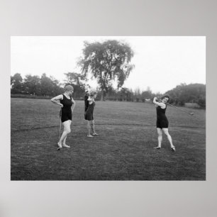 Golf Mode på 1920-talet Poster
