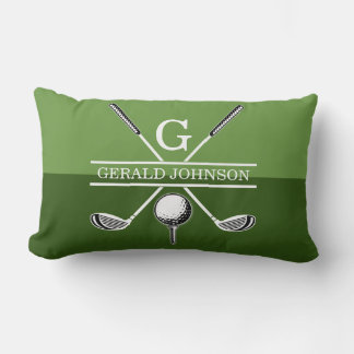Golf Monogram Design Dekorativ kudde