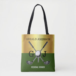 Golf Monogram med minimalistisk Anpassningsbar Ele Tygkasse