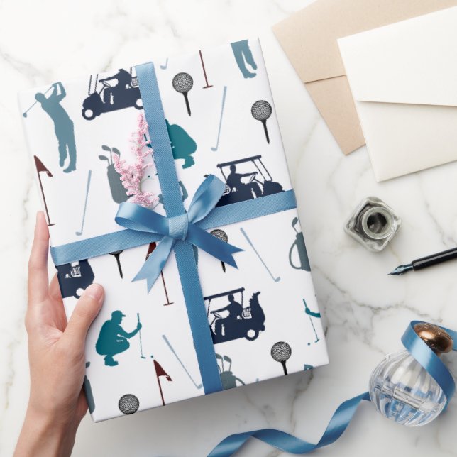Golf Mönster Presentpapper (Gifting)