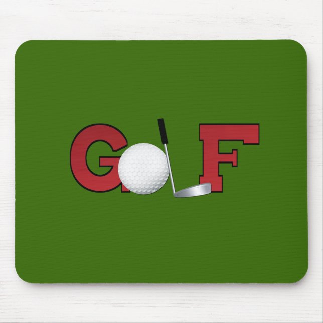 Golf-mousepad-2 Musmatta (Framsidan)