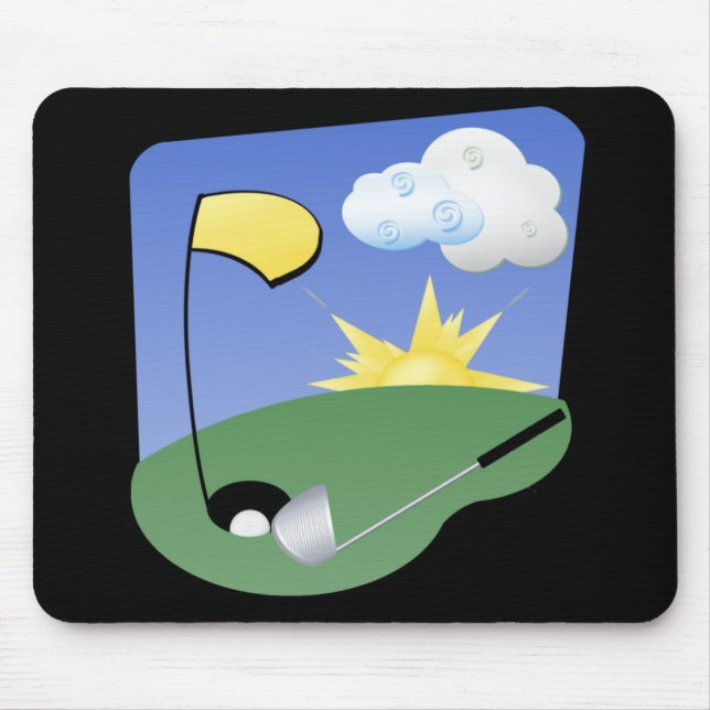 Golf Mousepad Musmatta (Framsidan)